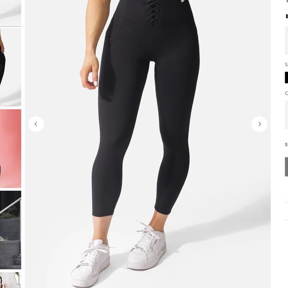 NWT Jed North Corset Lace Up Legging - Picture 2 of 3